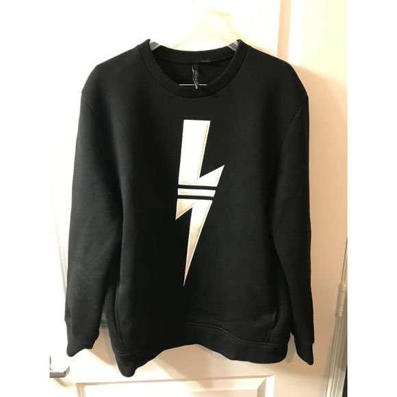 lightning bolt sweatshirt by neil barrett